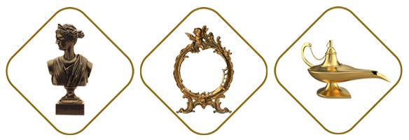 Broncista Niquelador 51 Varios objetos elaborados de bronce